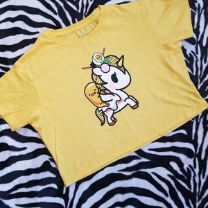Tokidoki Unicorno Gudetama Crop Top